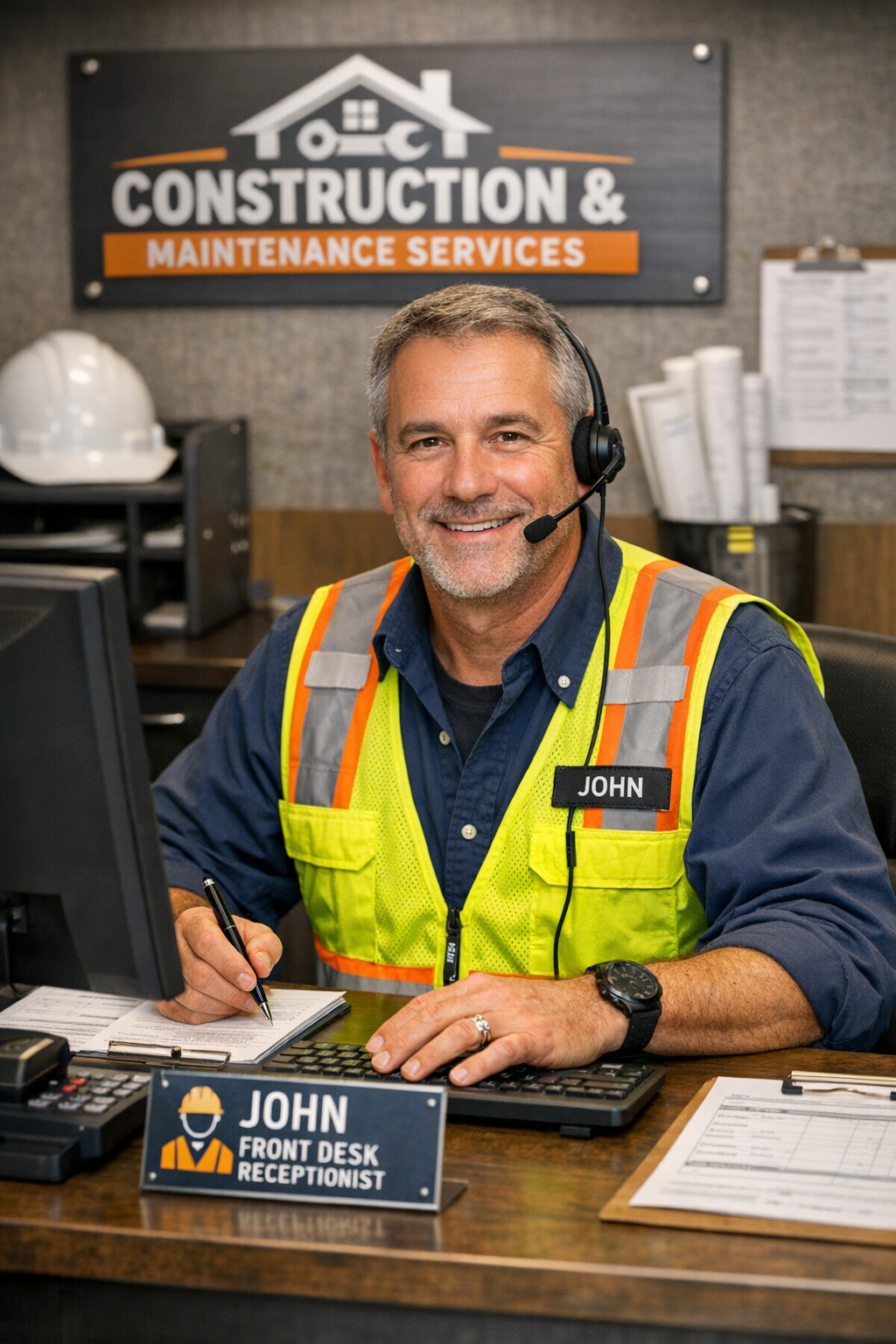 John - AI Front Desk Receptionist